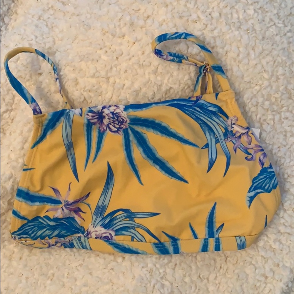 pacsun floral bikini top